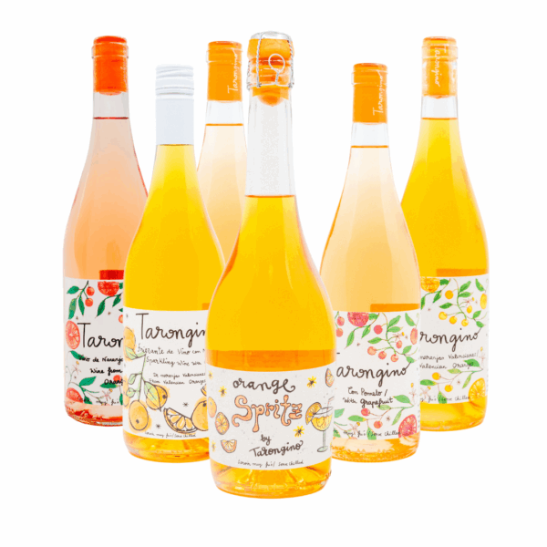 TARONGINO SET - spritz, frizante, pomaranč, červený pomaranč, 2 x grape
